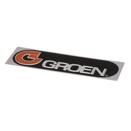 Groen Nameplate in Large 055450